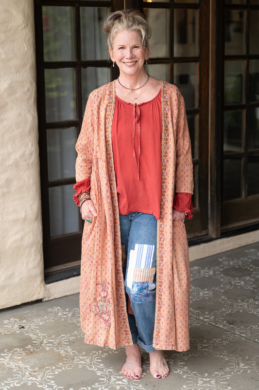 Curiosity Embroidered Duster