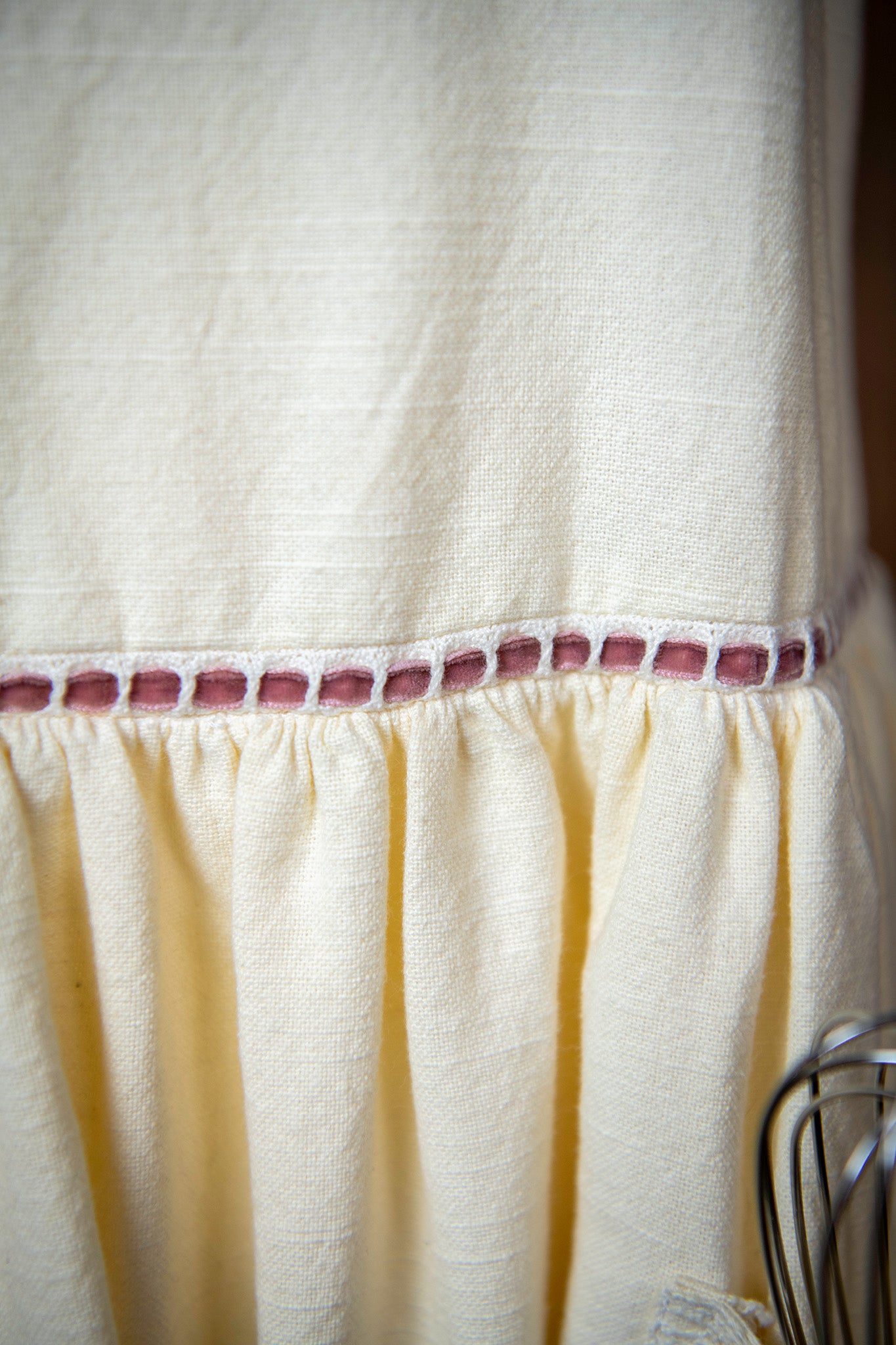 Dahlia Embroidered Apron