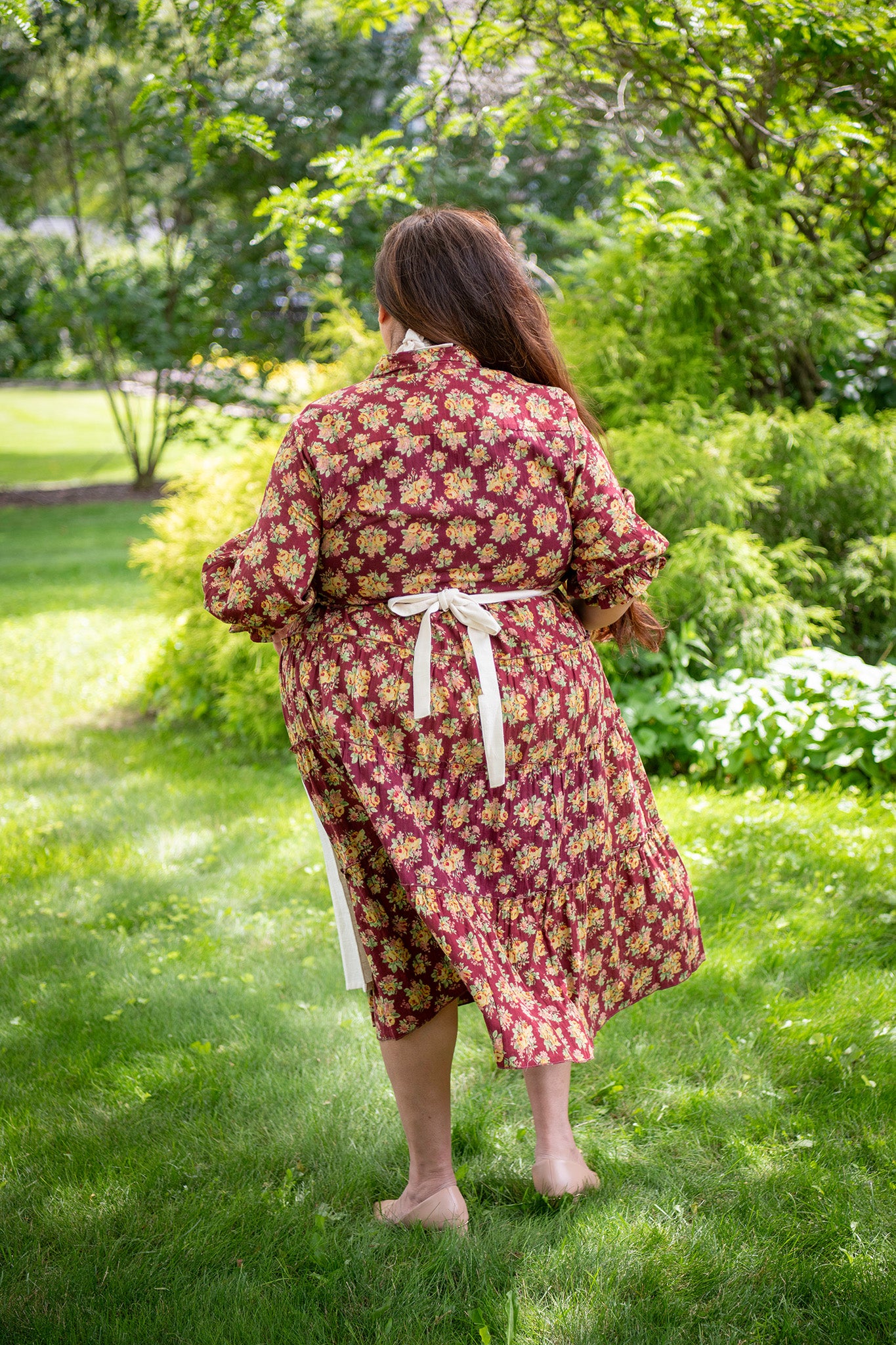 Dahlia Embroidered Apron