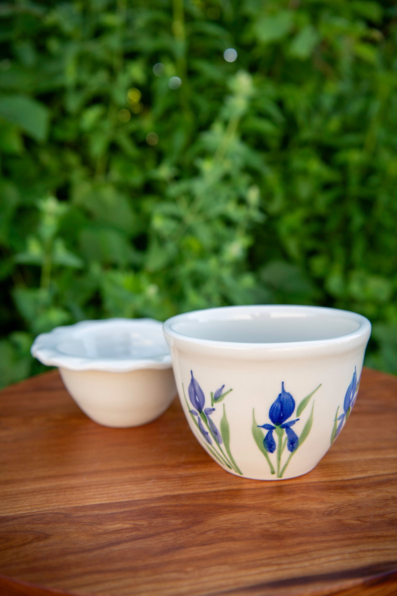 Dip Cooler Set in Iris Fields
