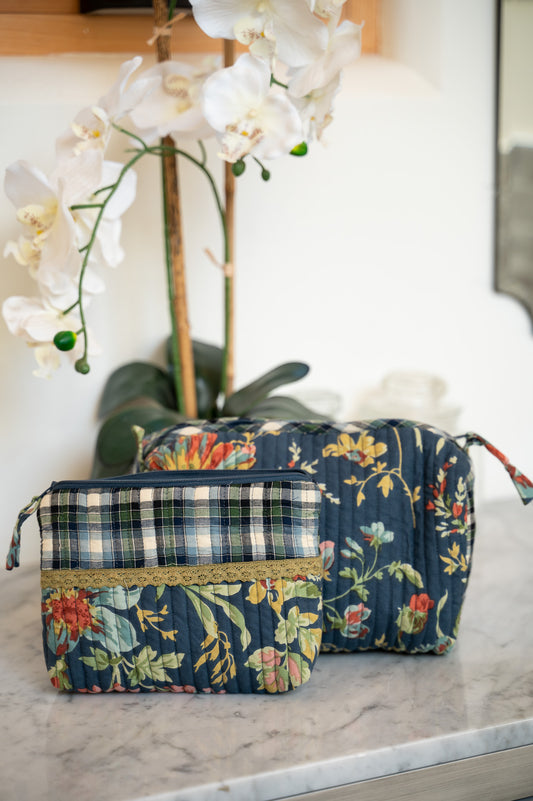 Eternal Rose Cosmetic Bags, Set of 2