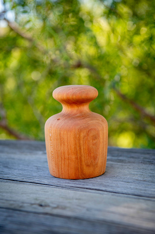 Fat Cat Biscuit Cutter in Cherrywood