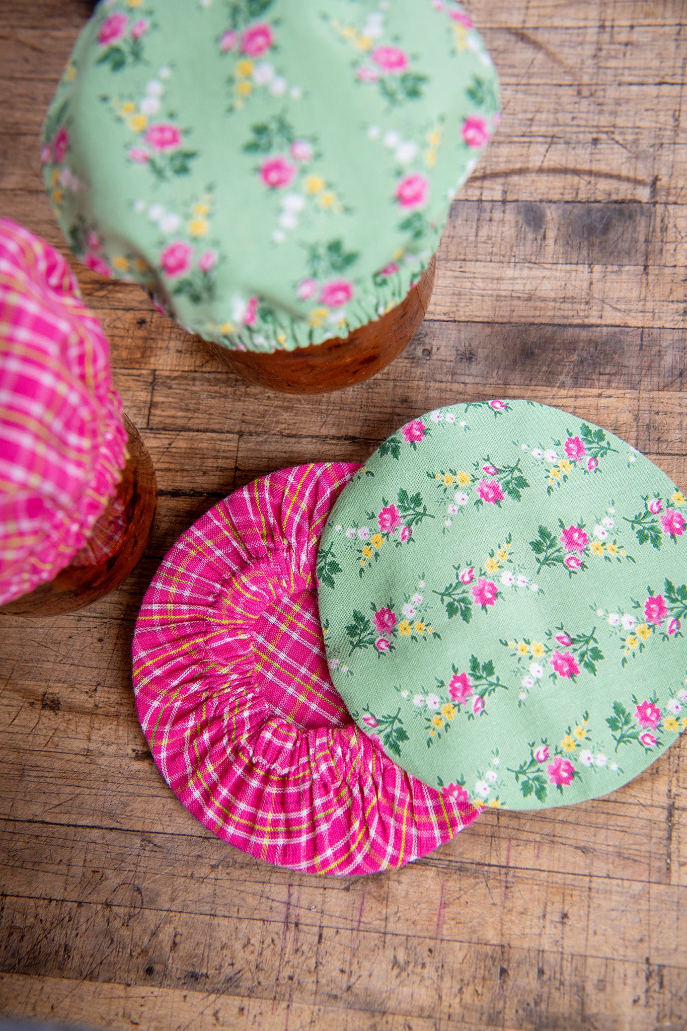 Felicity Fleur Mason Lid Covers, Set of 4