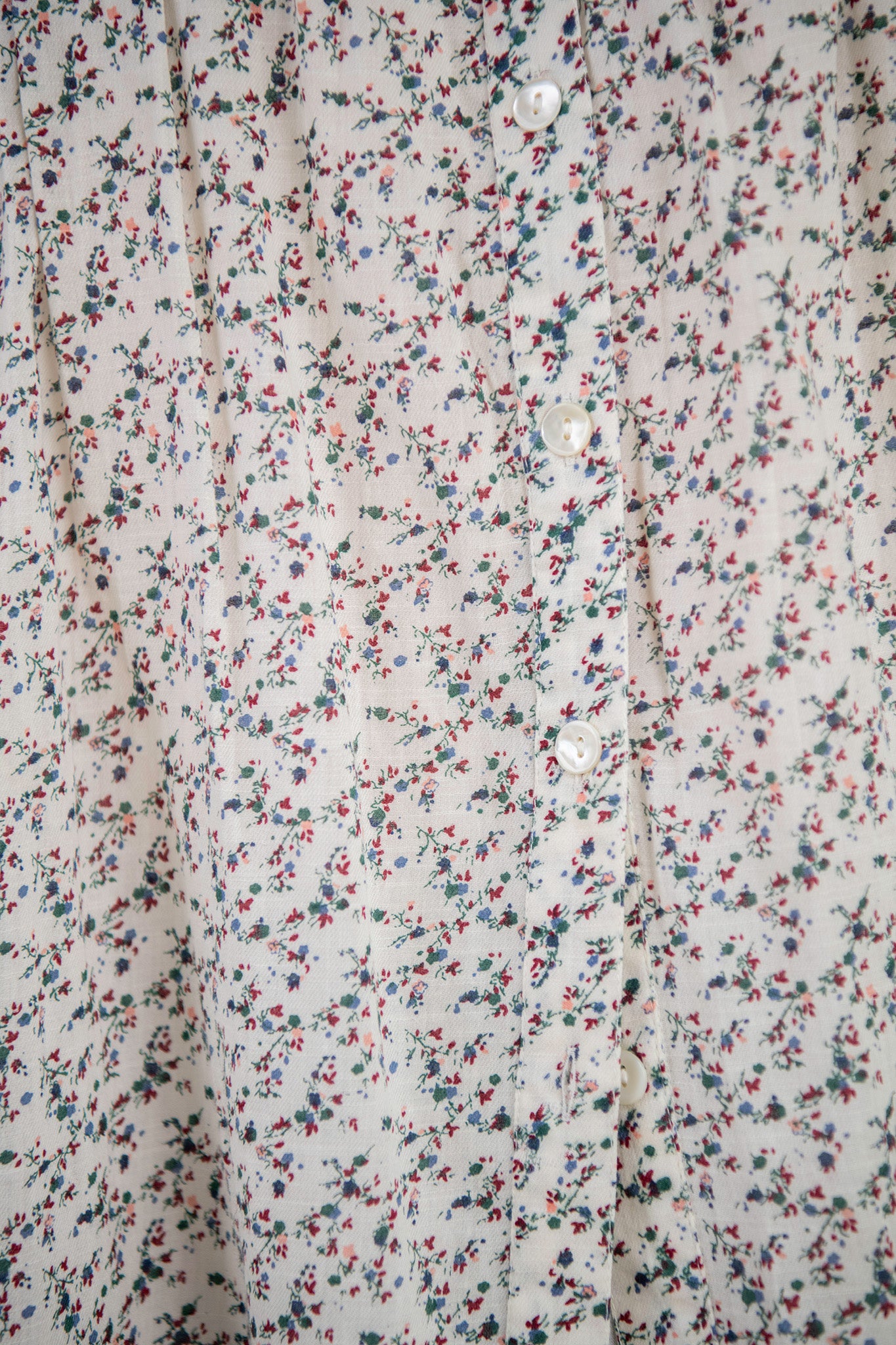 Filigree Blouse in Ecru Floral