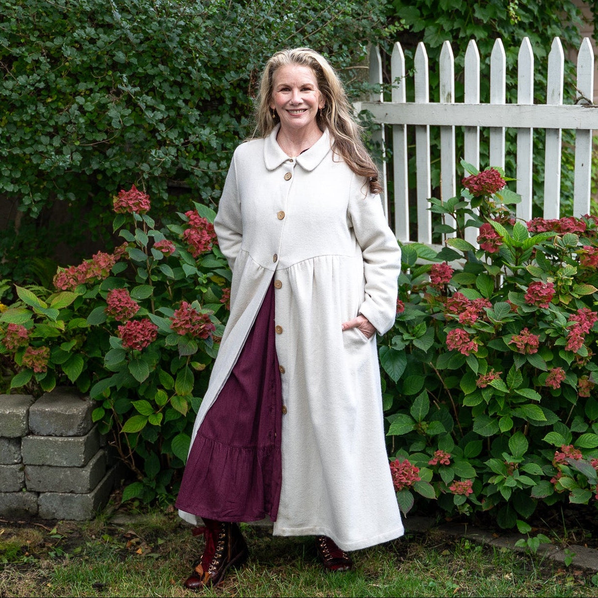 The Hearthside Jacket in Winter White