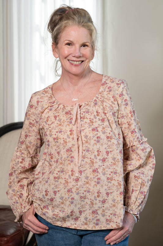 Juliet Blouse in Milli Flower
