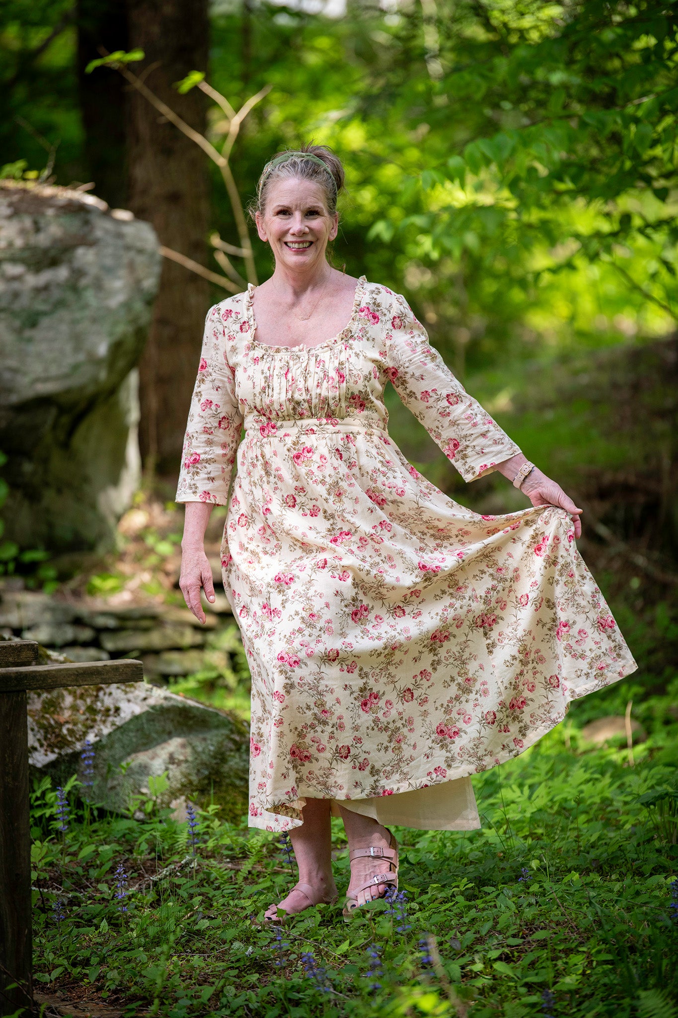 The Laura Dress in Nostalgic Floral Modern Prairie