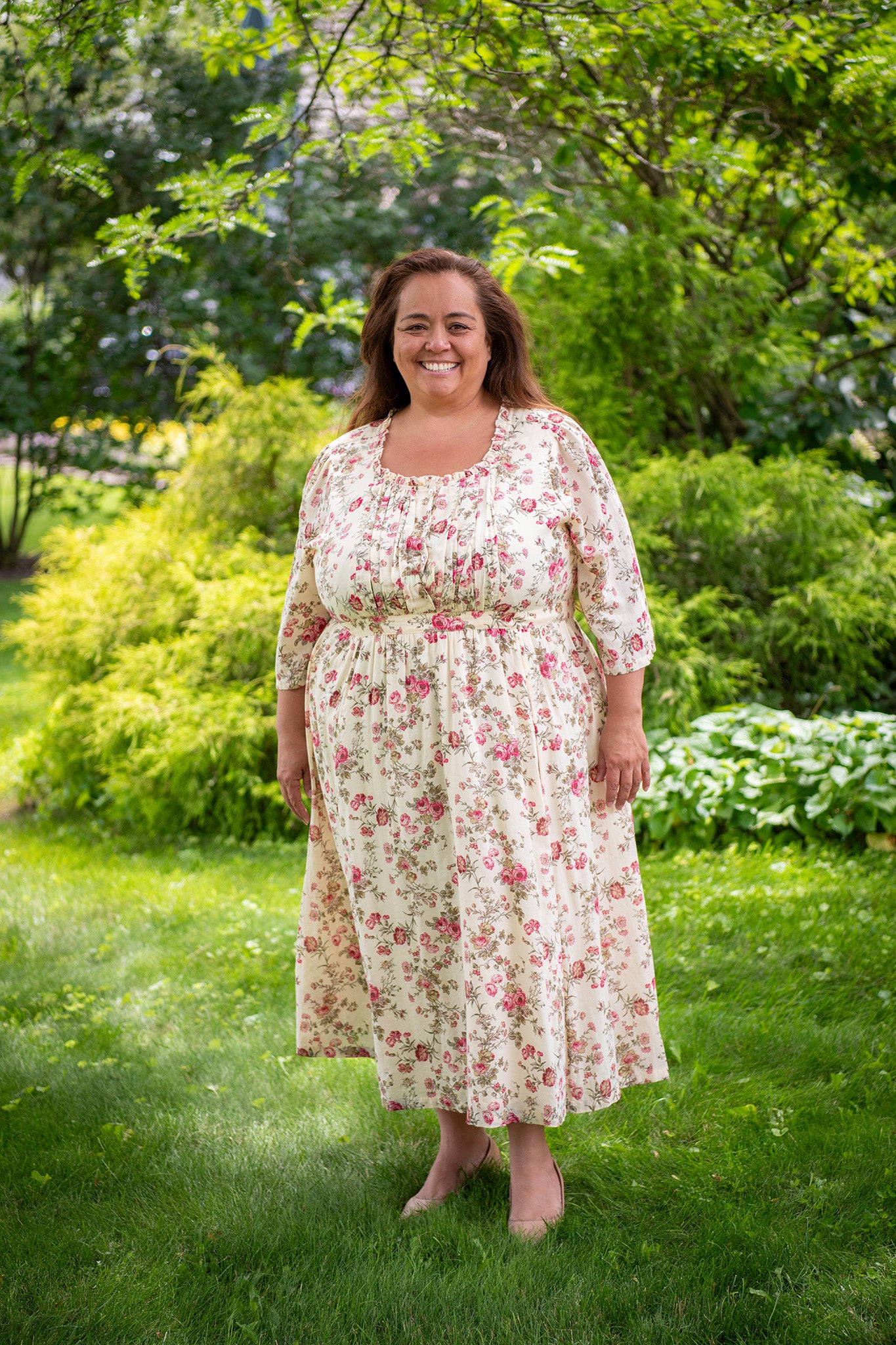 The Laura Dress in Nostalgic Floral Modern Prairie