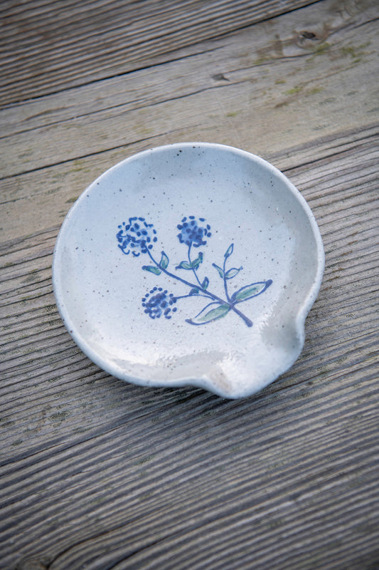 Limited-Edition '50 Years on the Prairie' Spoon Rest - Verbena Flower