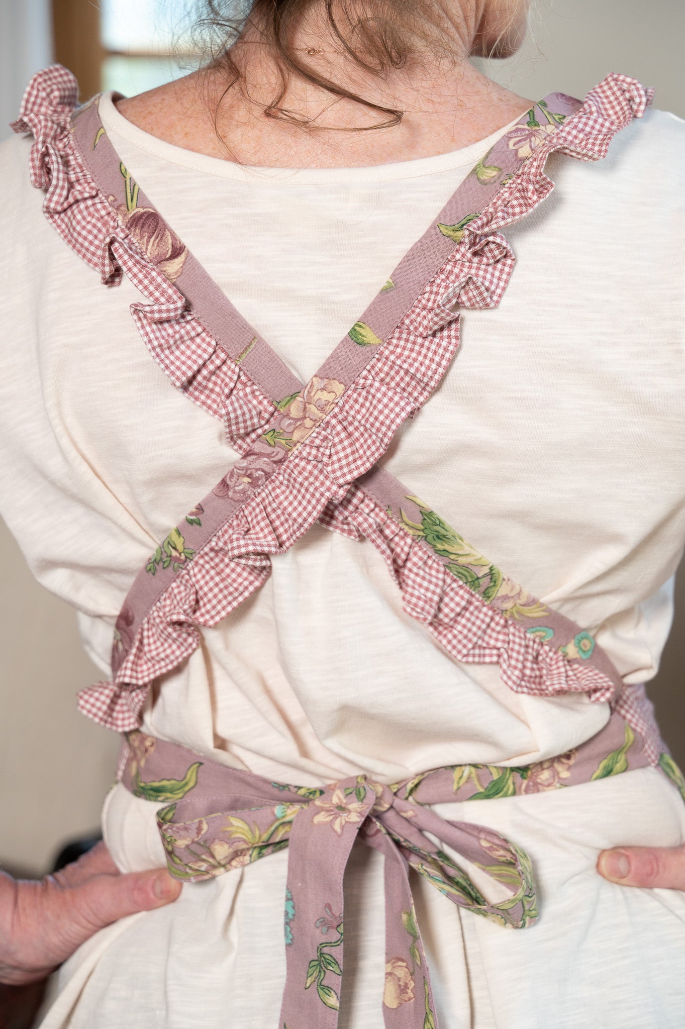 Miline Ruffle Prairie Apron