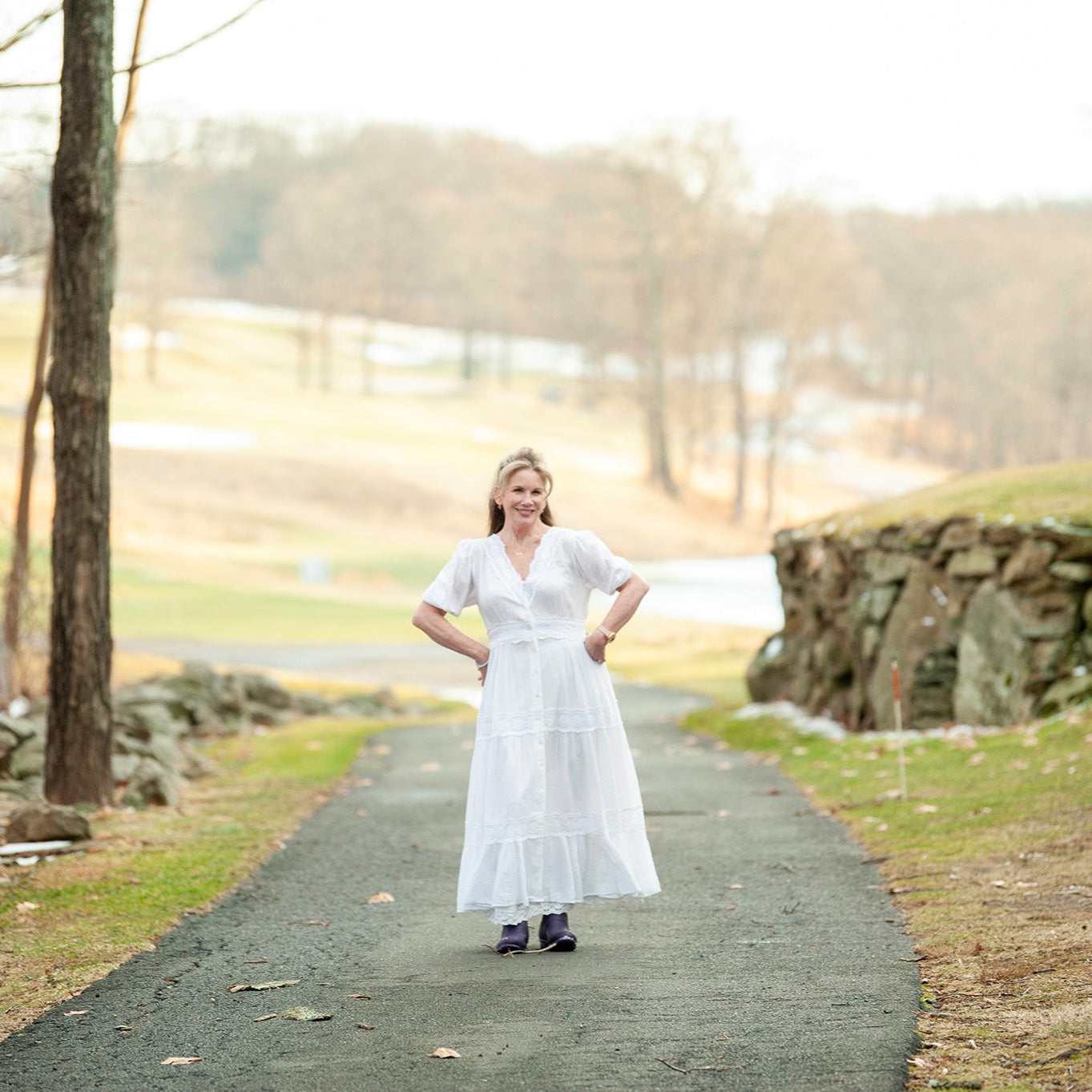 The Melissa Dress in White