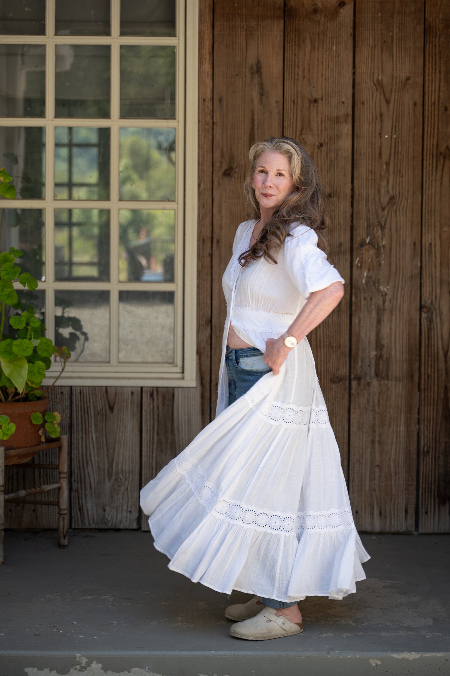The Melissa Dress in White