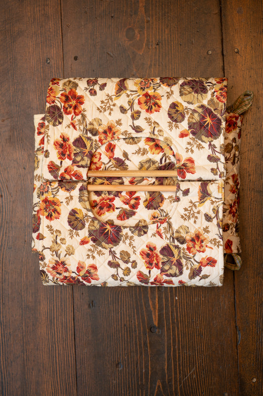 Nasturtium Wheat Casserole Carrier