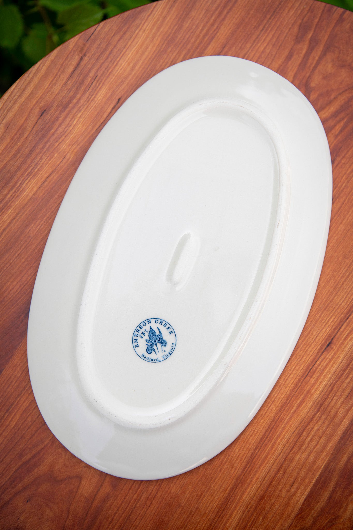 Oval Serving Platter in Spring Peaks