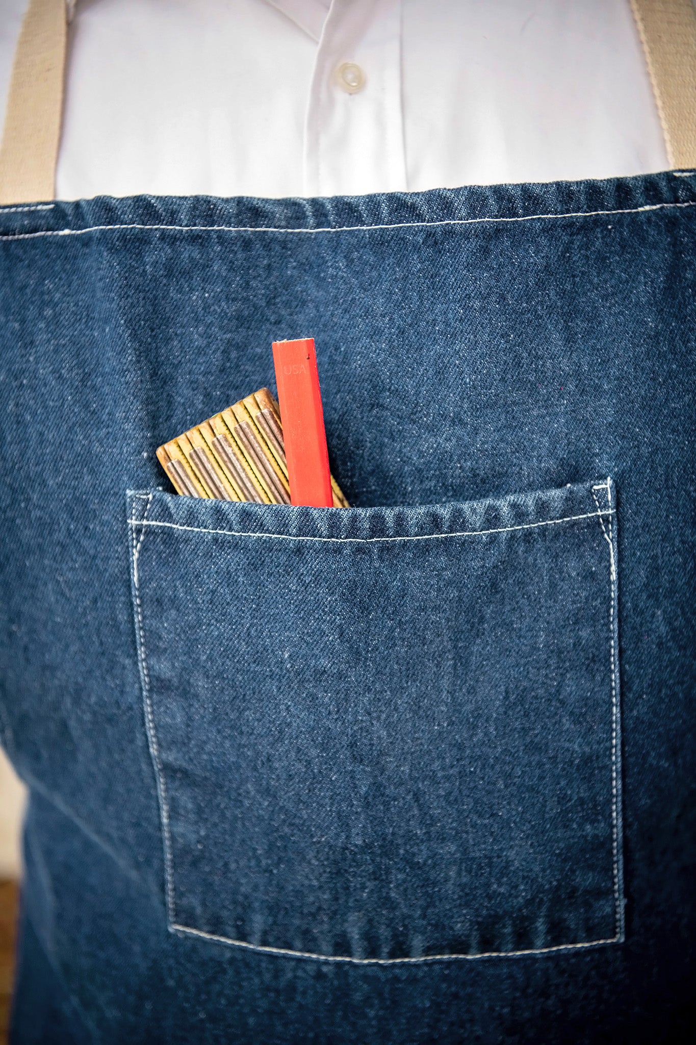 Limited-Edition Pa's Heavyweight Denim Apron