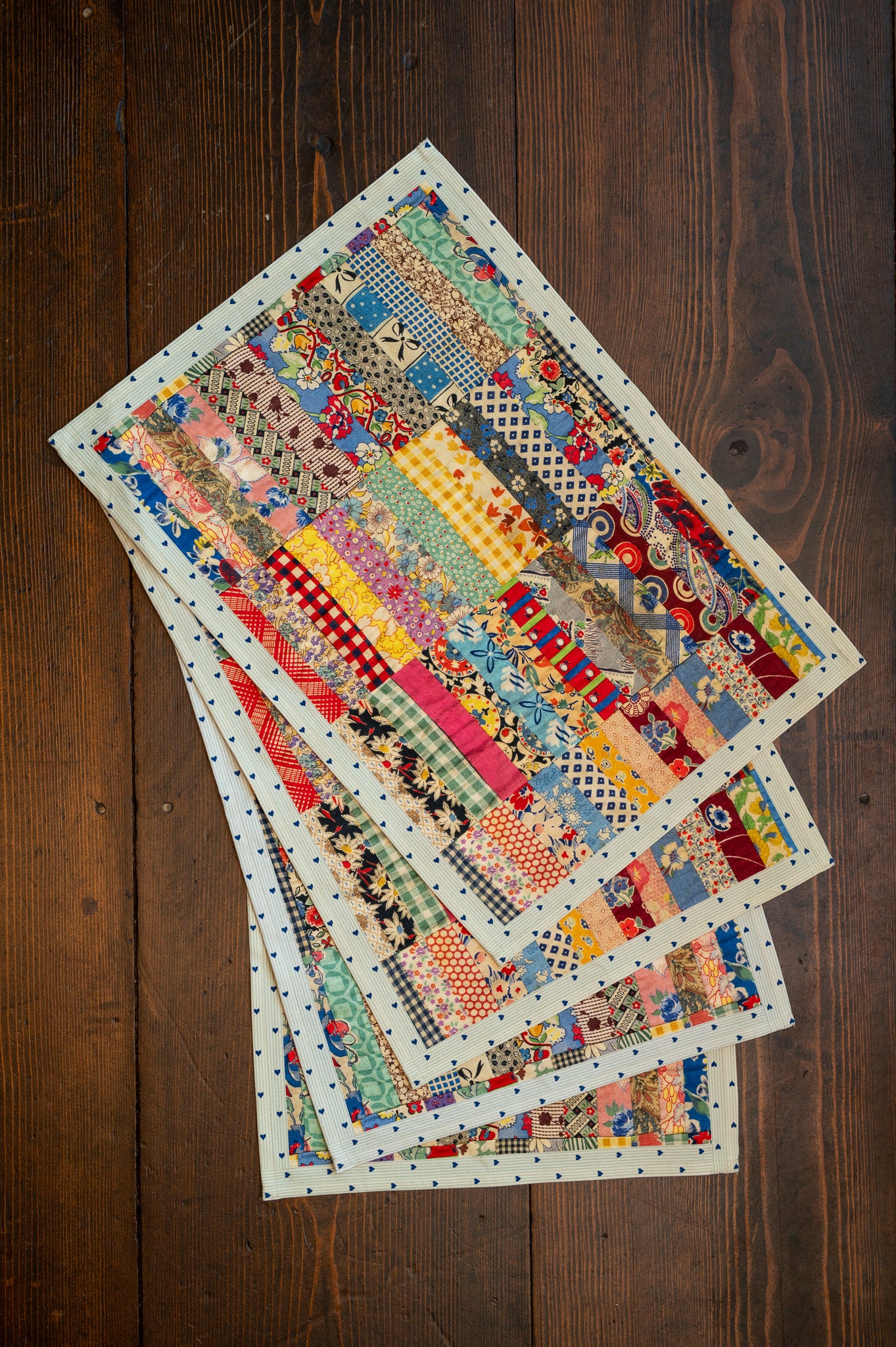 Patch Parade Canvas Placemats, Set of 4