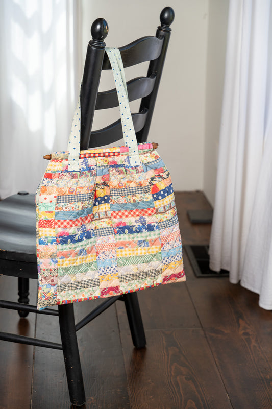 Patch Parade Knitting Bag