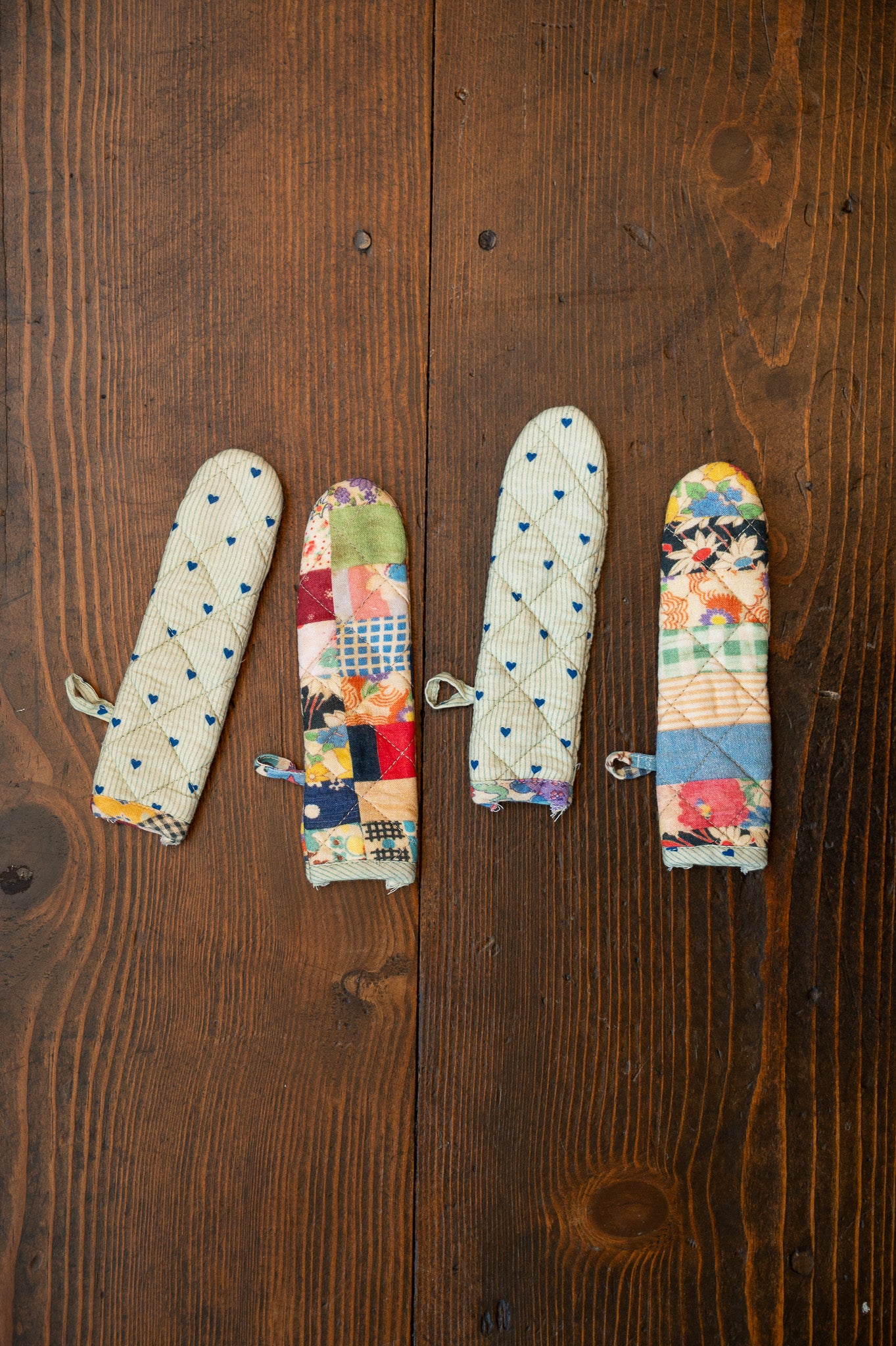 Patch Parade Skillet Handle Covers, Set of 4