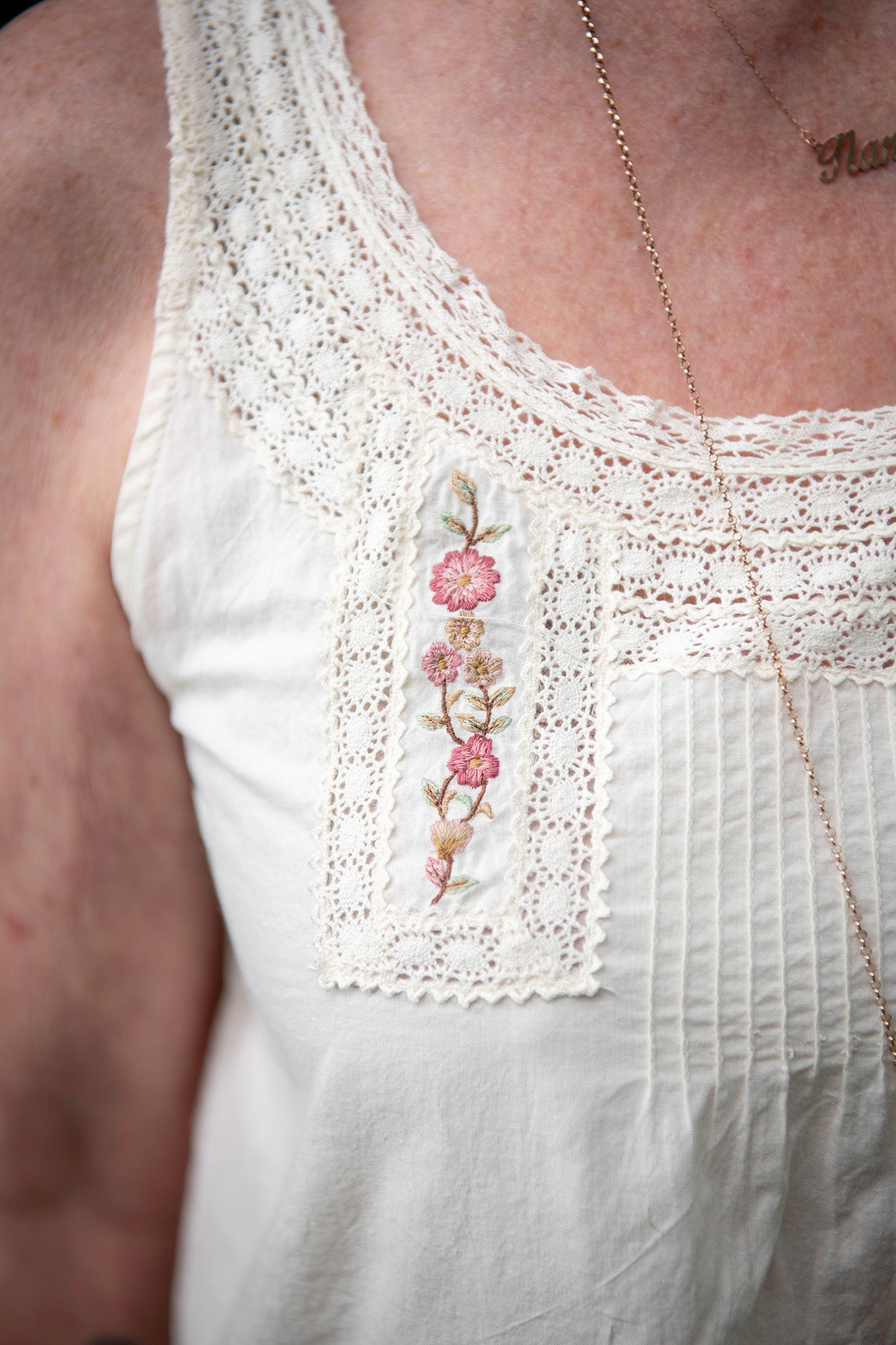 Prairie Sleep Top in Ecru