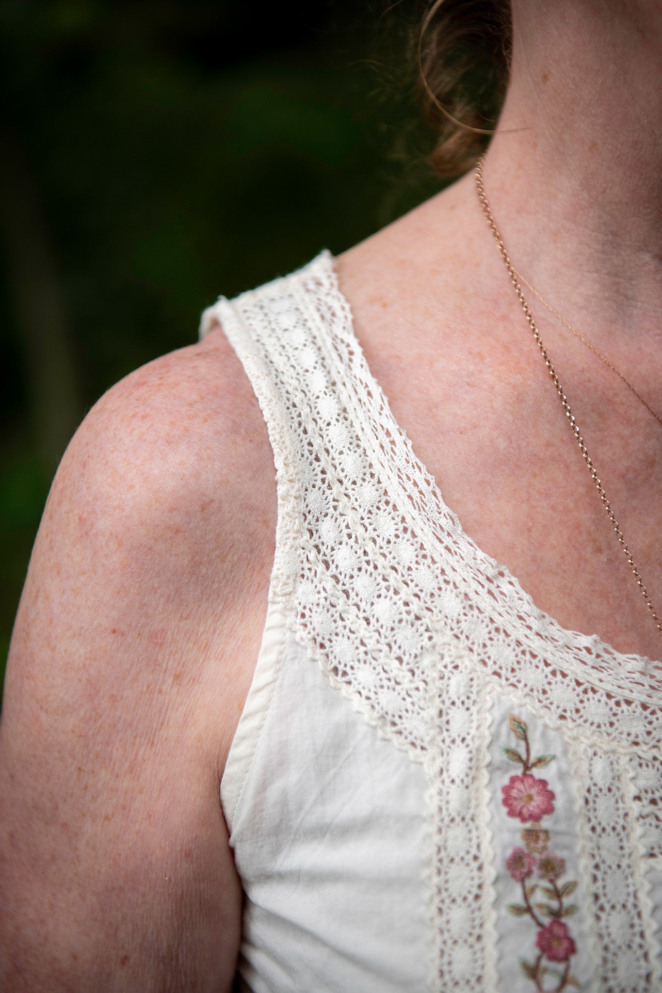 Prairie Sleep Top in Ecru