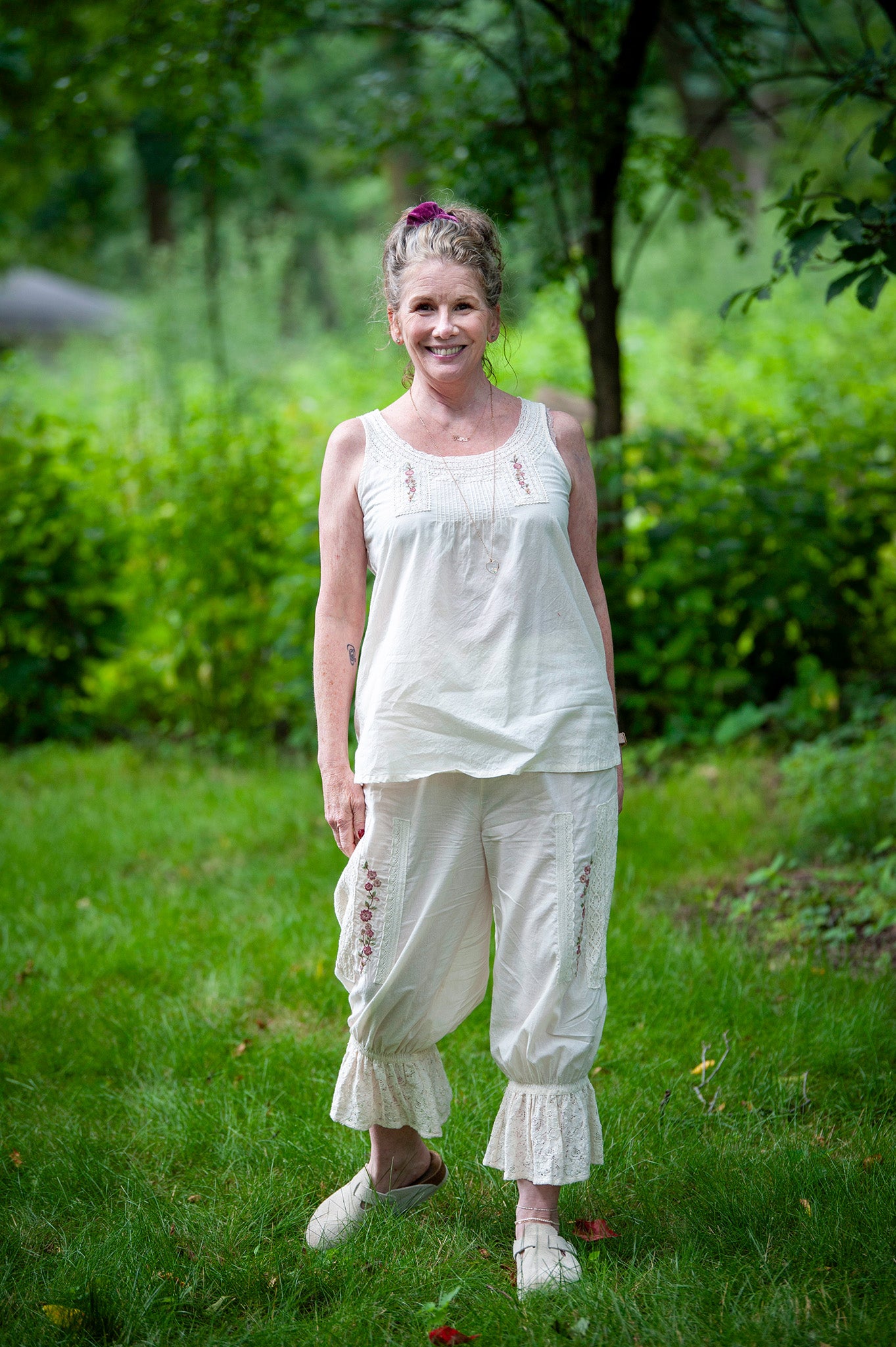 Prairie Sleep Top in Ecru