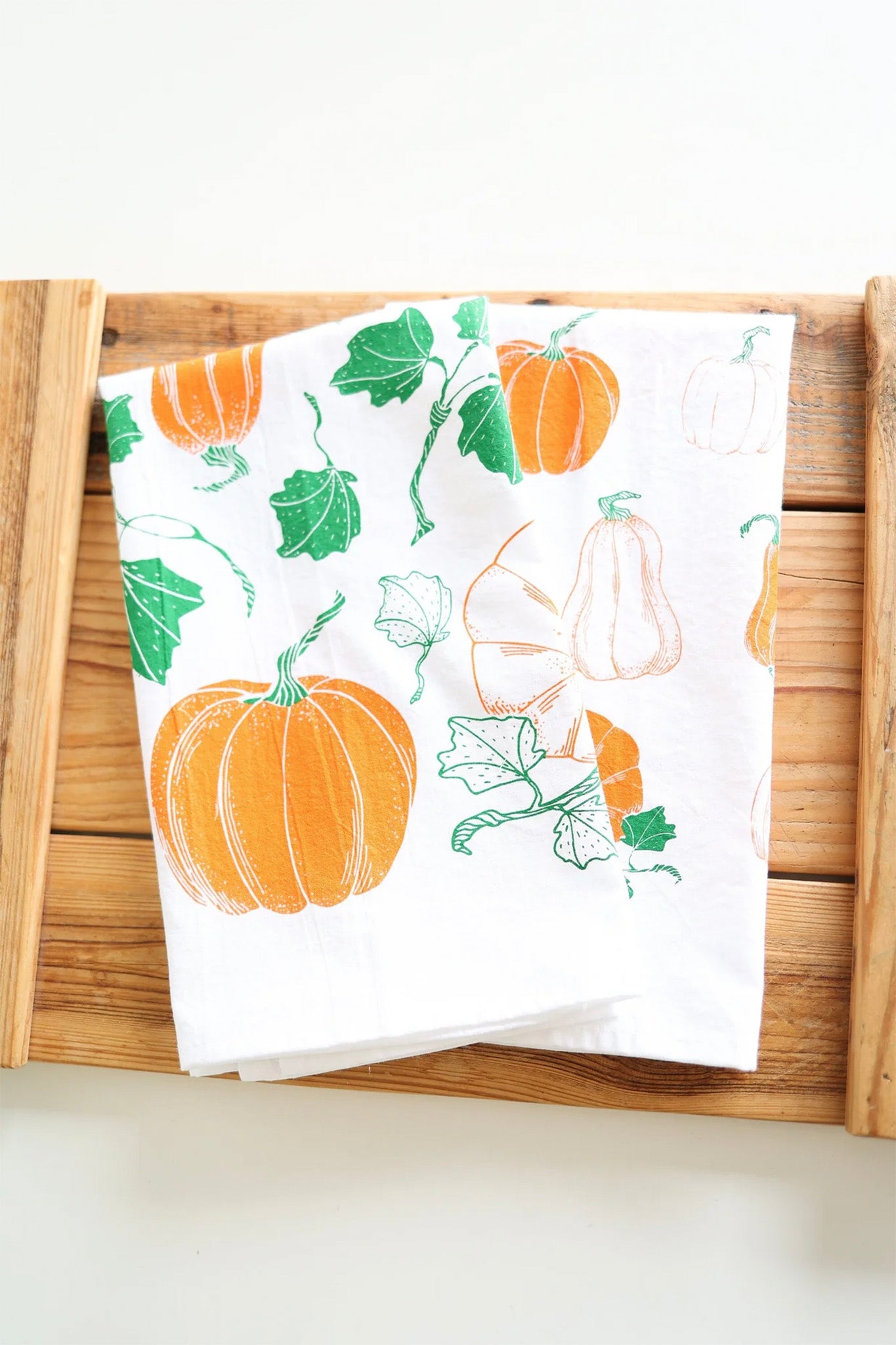 Pumpkin Patch Tea Towel