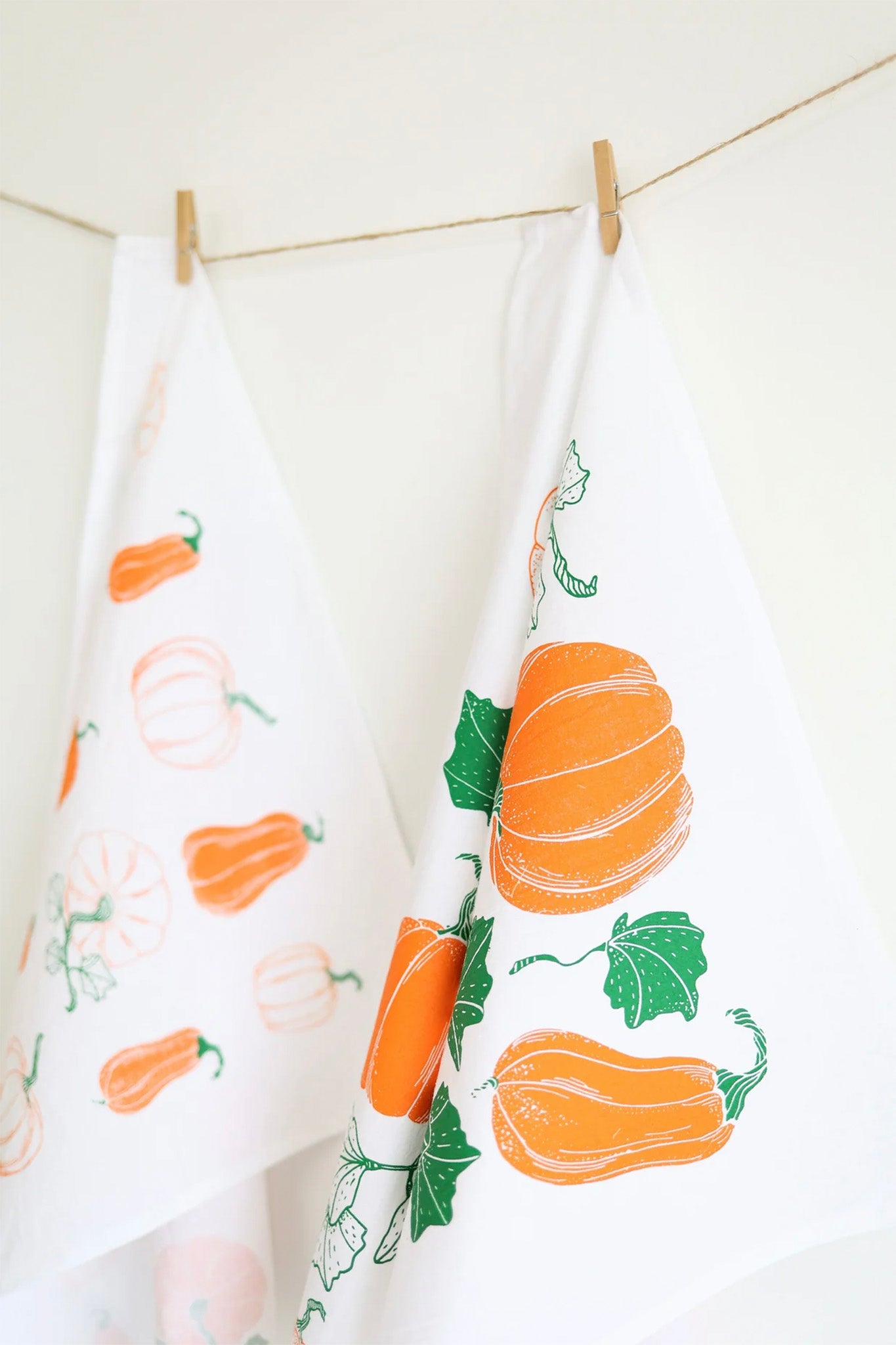 Pumpkin Patch Tea Towel