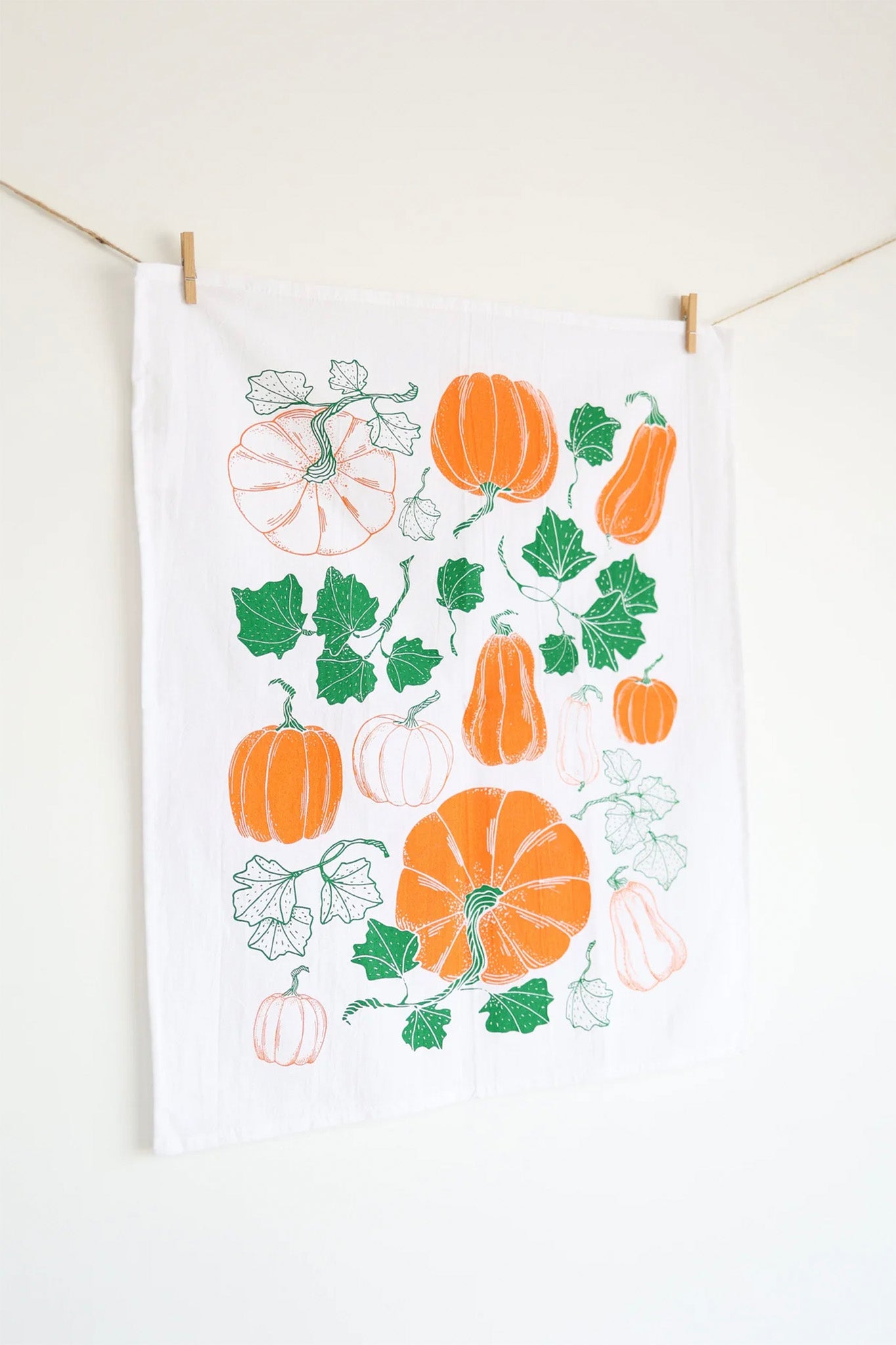 Pumpkin Patch Tea Towel