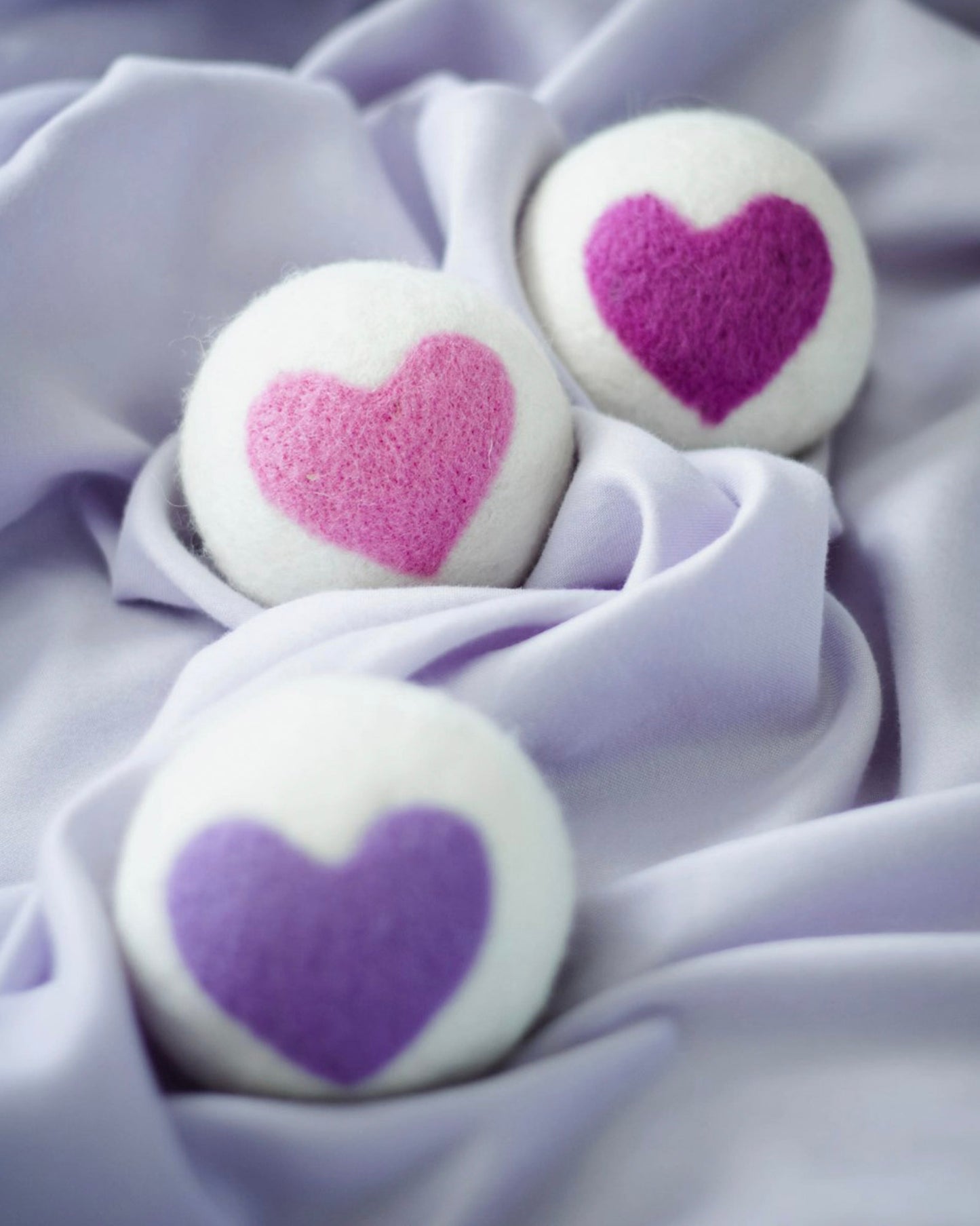 Lovely Day Hearts Eco-Dryer Balls, Set of 6