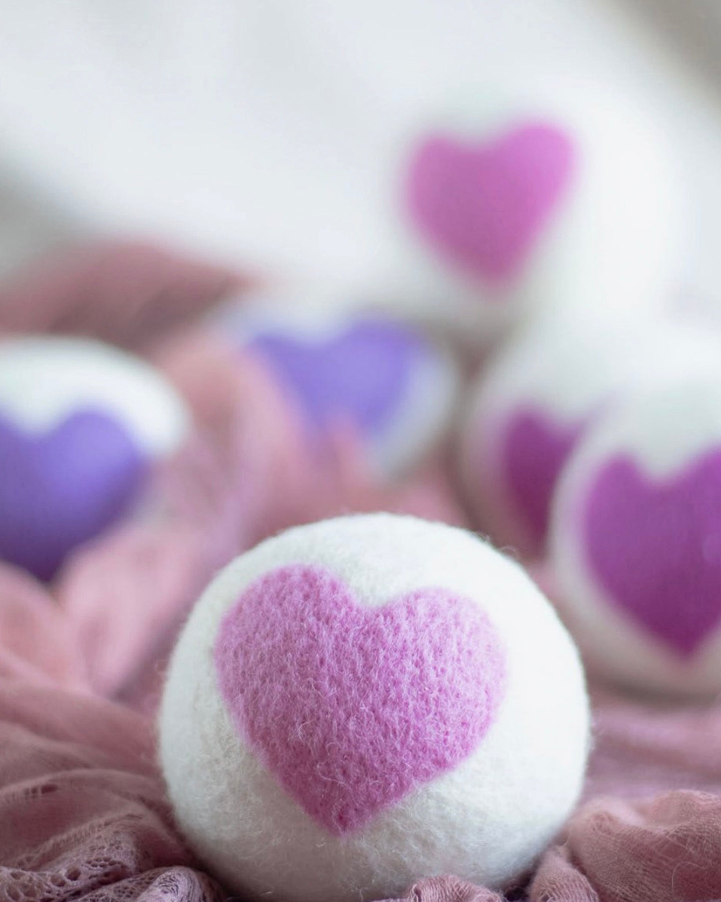 Lovely Day Hearts Eco-Dryer Balls, Set of 6
