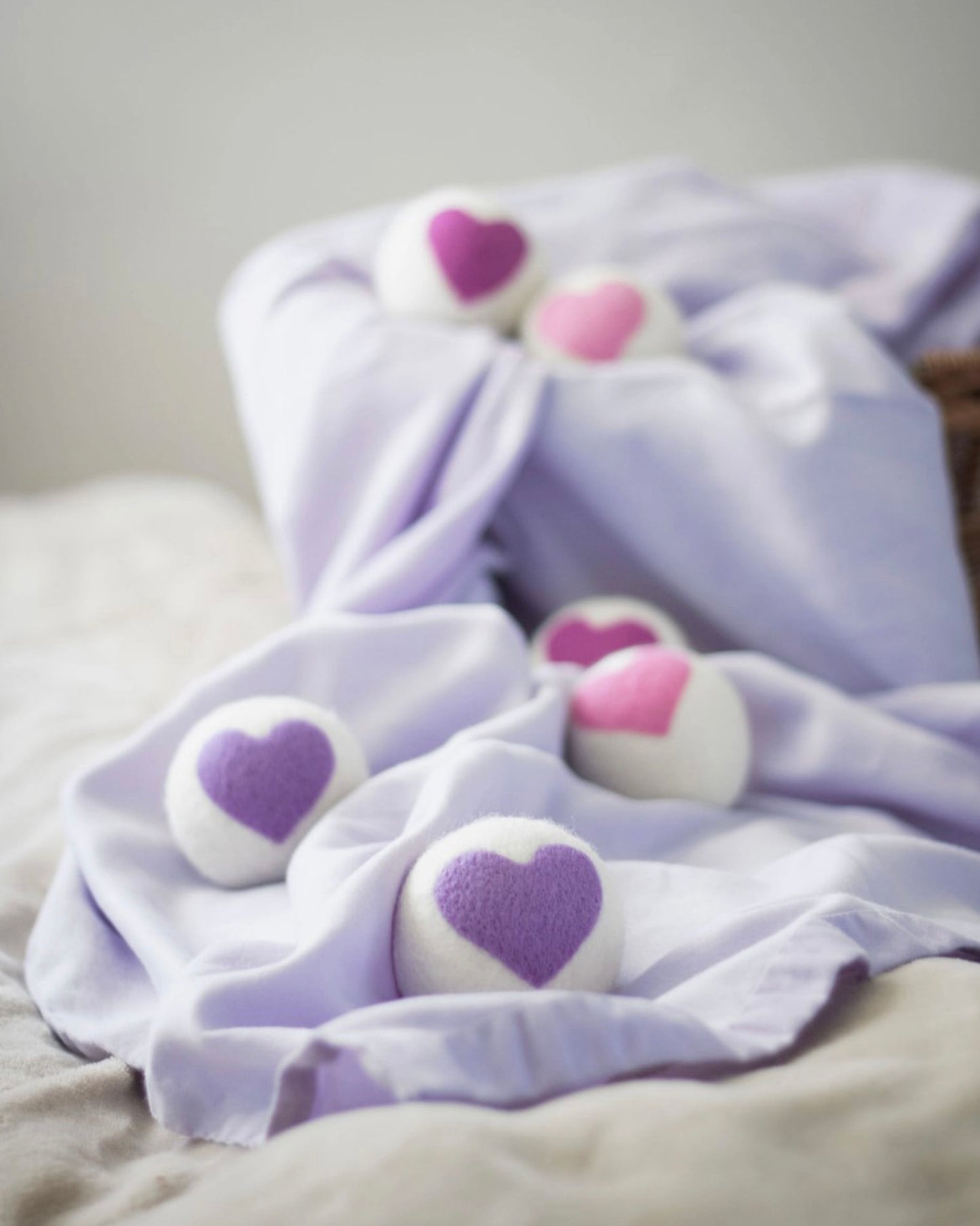 Lovely Day Hearts Eco-Dryer Balls, Set of 6