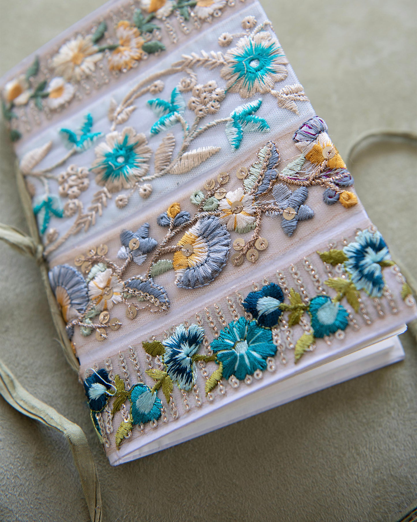 Heart to Heart Journal in Aqua Green