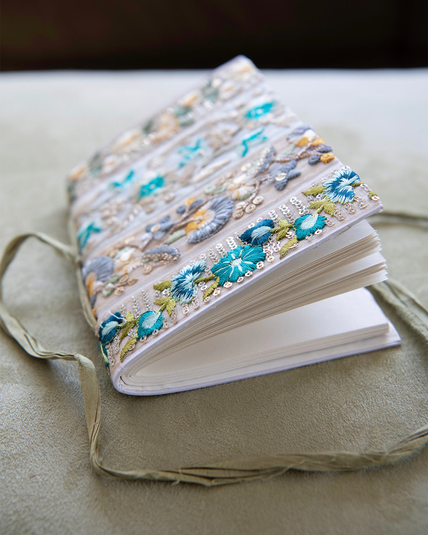 Heart to Heart Journal in Aqua Green