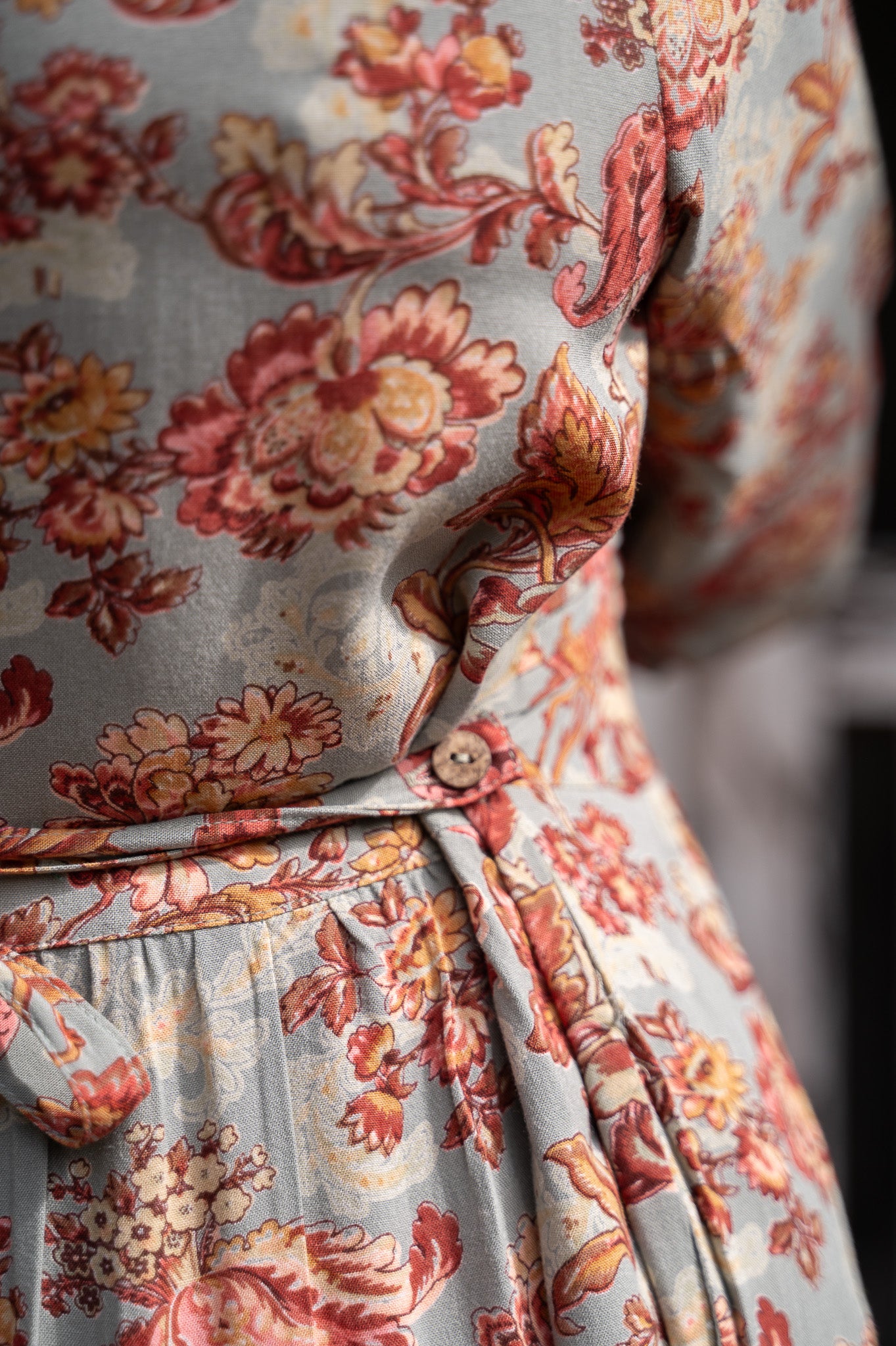 Rose Friendship Dress in Autumn Floral