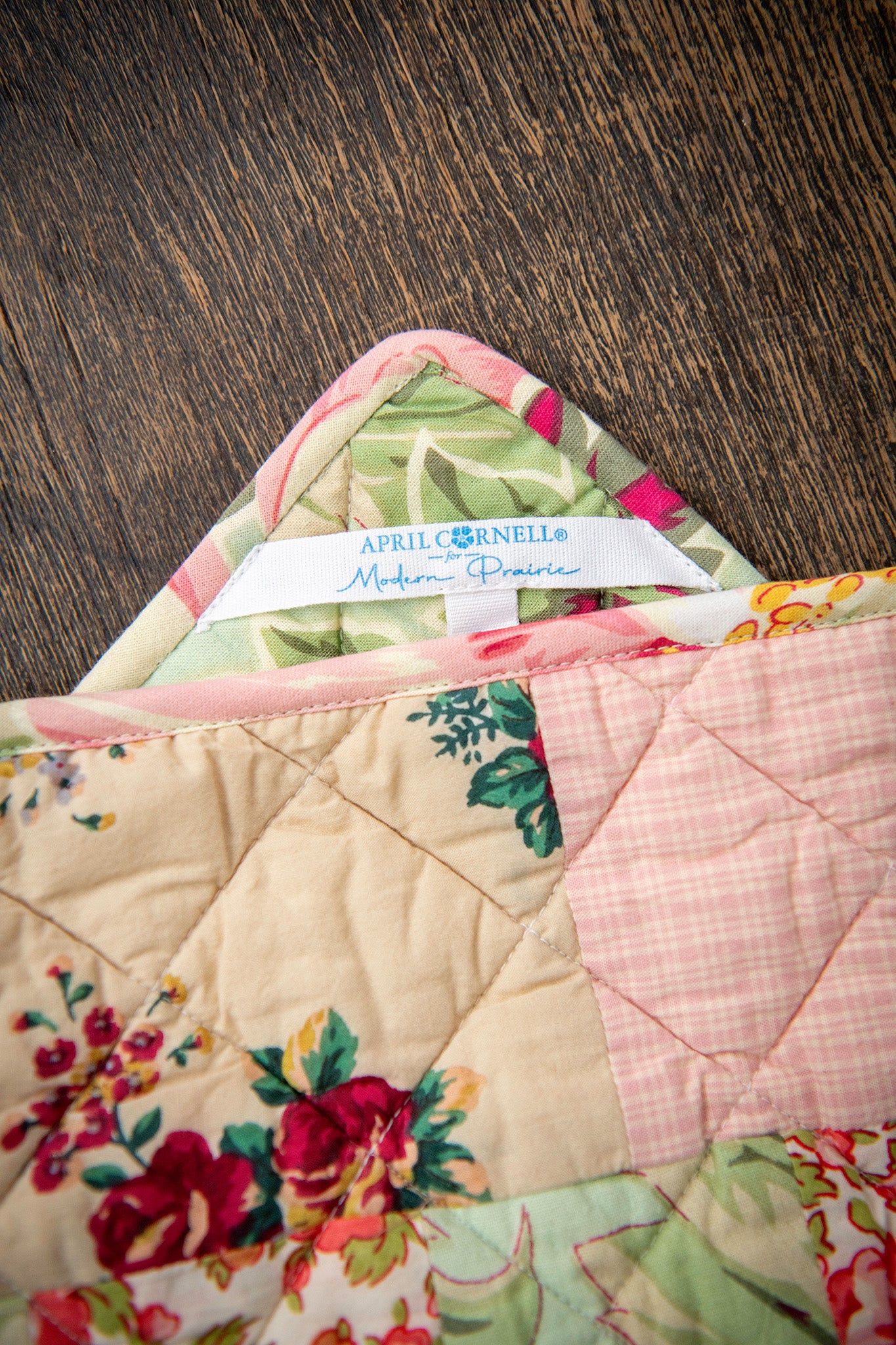 Rose Patchwork Placemats, Set of 2 Modern Prairie