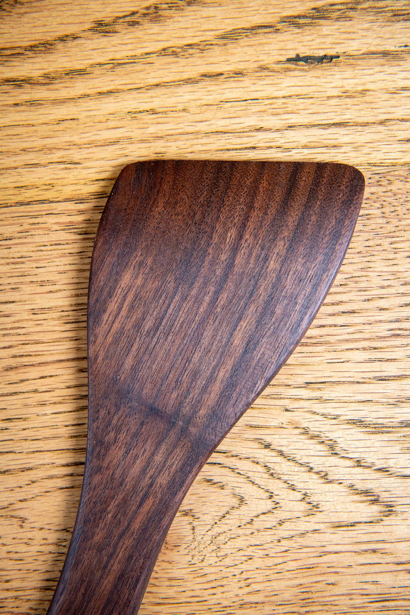 Large "Southpaw" Spatula in Walnut