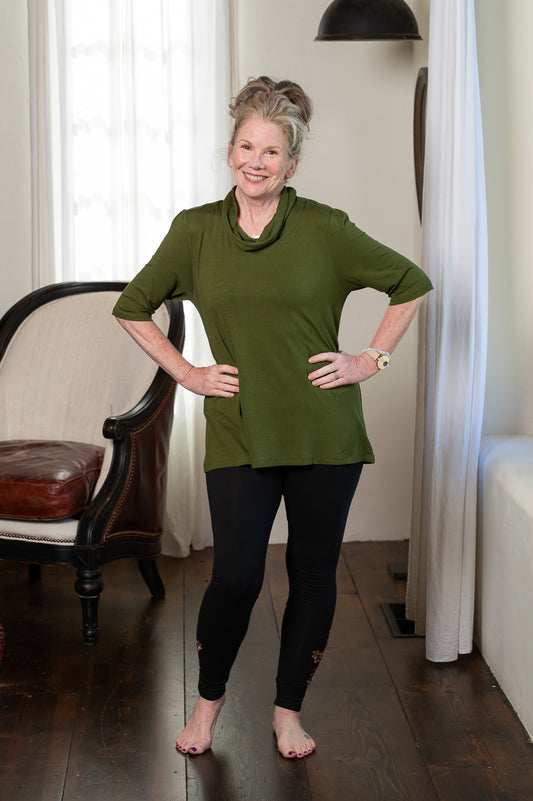 Tapestry Legging in Black