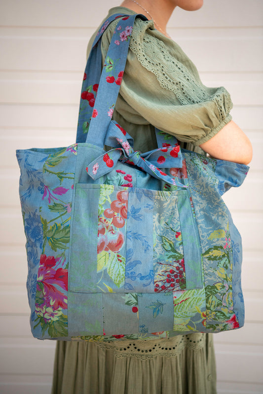 Remnant Patchwork Market Tote