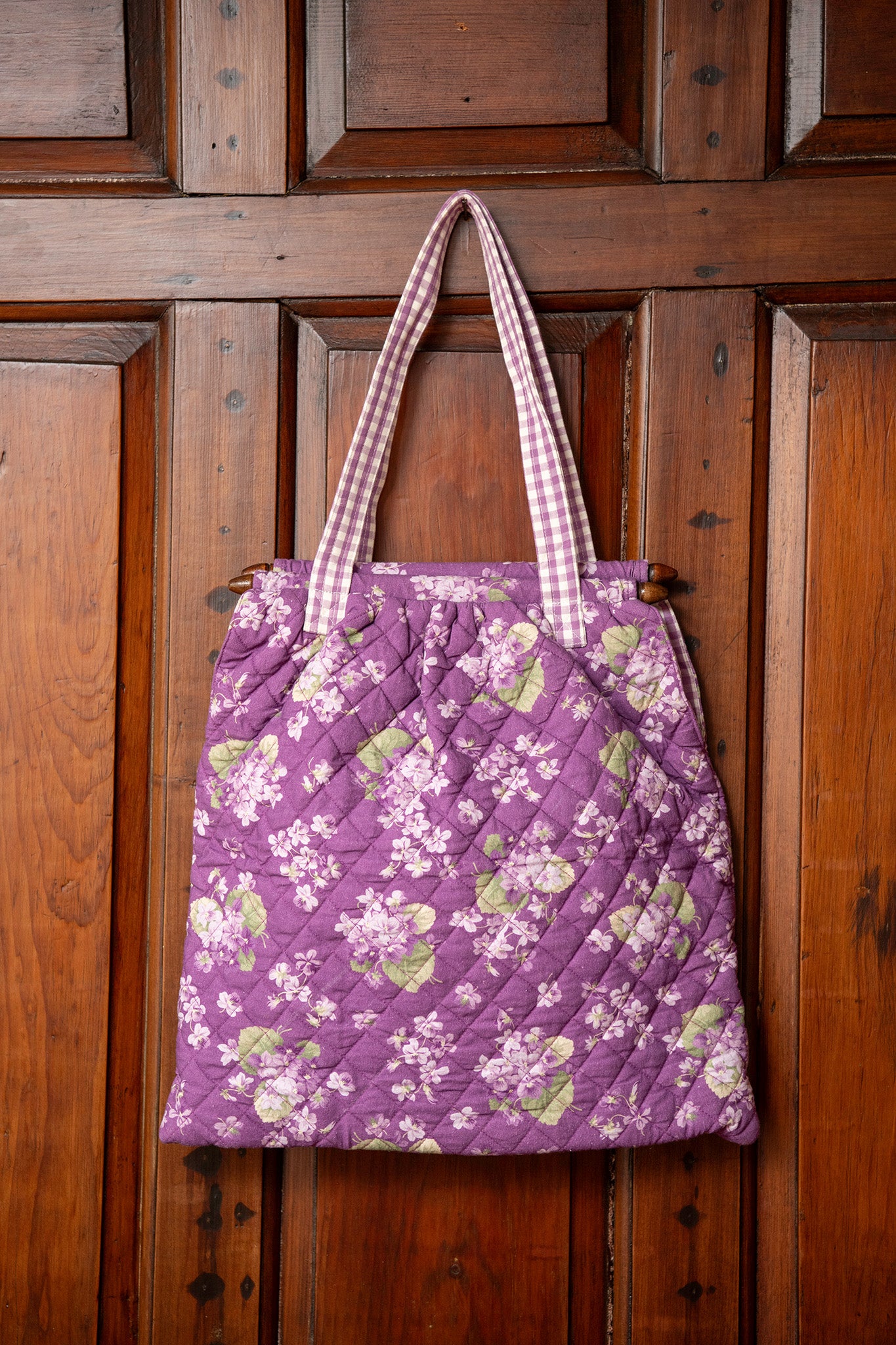 Vivid Violet Knitting Bag