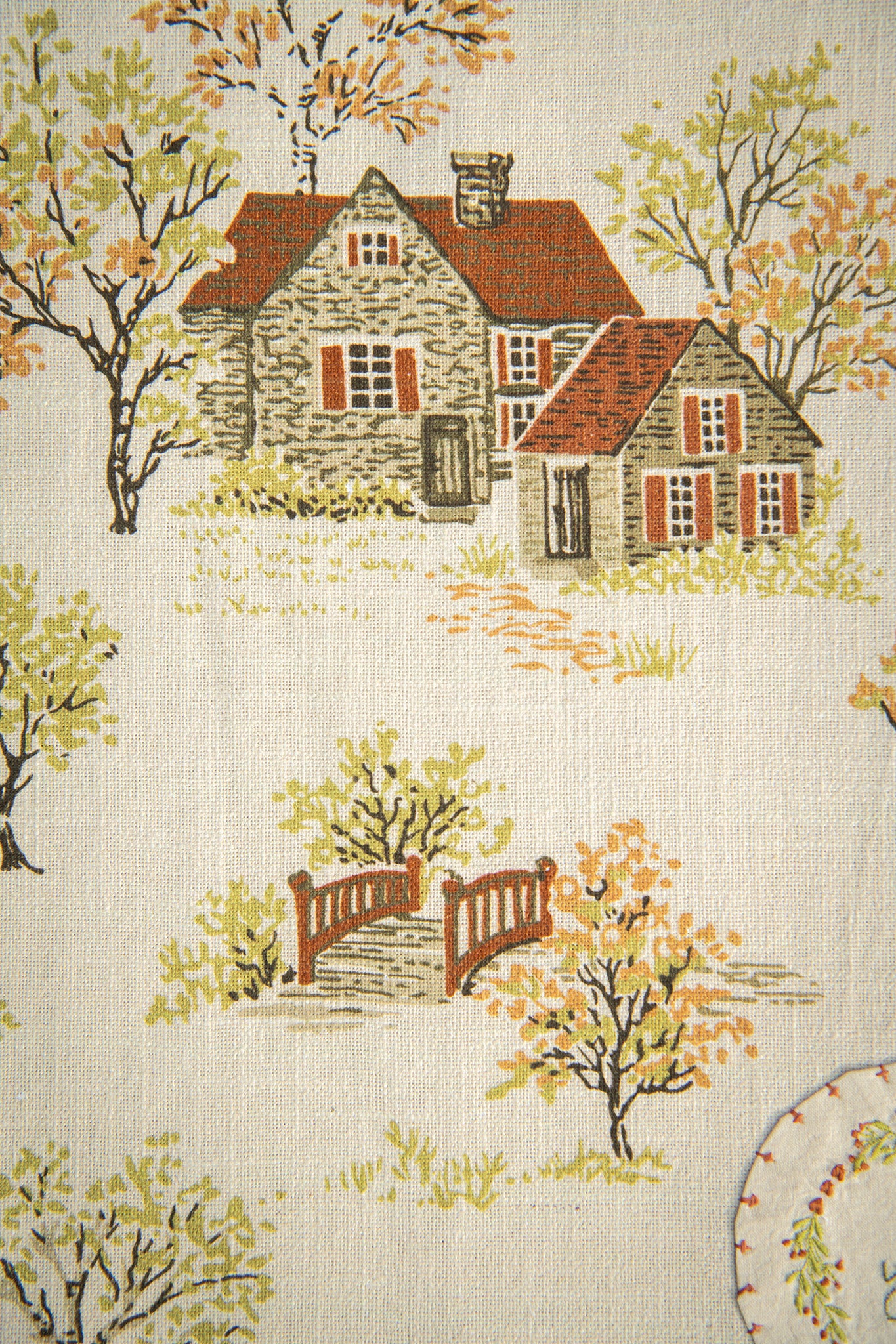 Limited-Edition '50 Years on the Prairie' Tea Towel in Natural