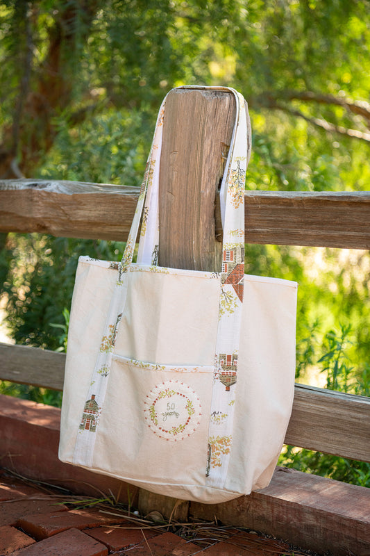 Limited-Edition '50 Years on the Prairie' Tote Bag - Natural