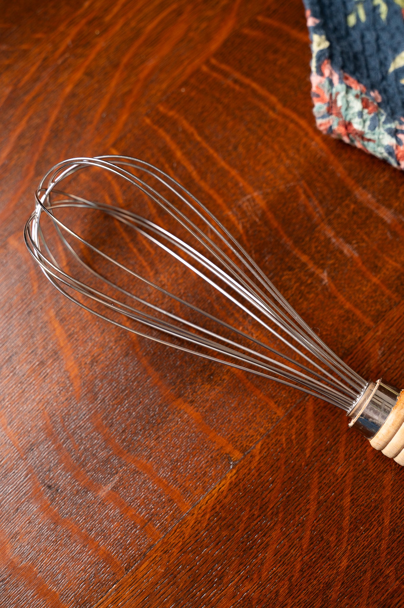 Wooden-Handled Whisk